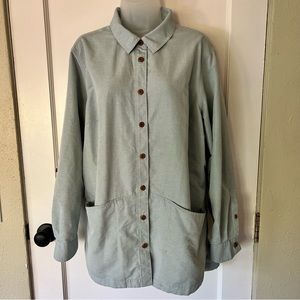 Duluth Trading Co. Heirloom Gardening Shirt, Women’s Size 1X